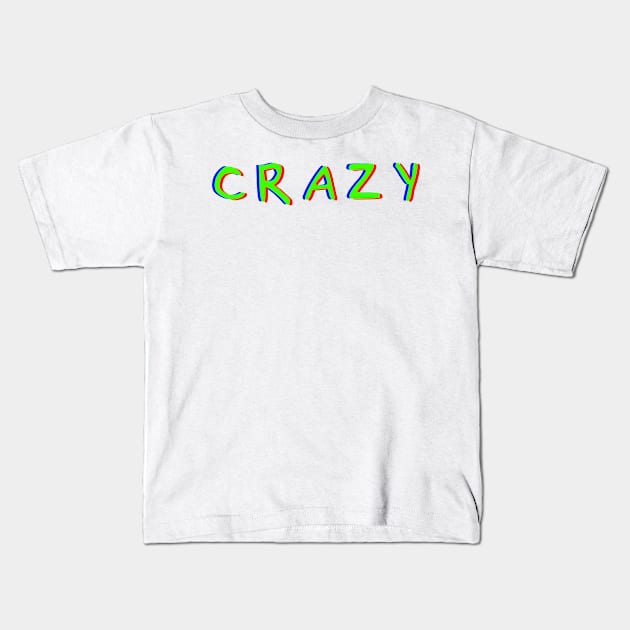 Crazy red green blue Kids T-Shirt by HBfunshirts